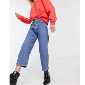 Levi’s Mile High Cropped Wide Legs Jeans